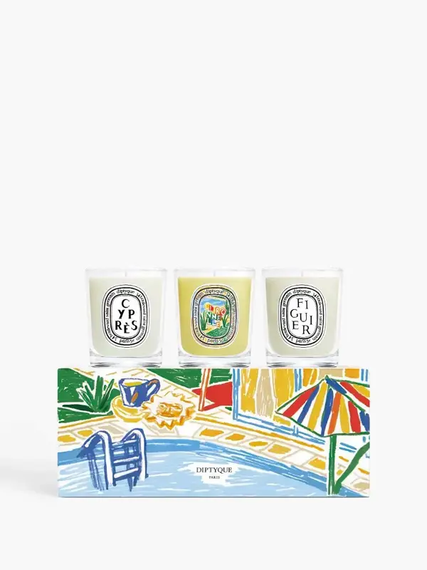 Diptyque Citronella Candle Box 2024 - 3 X 70 Gr.