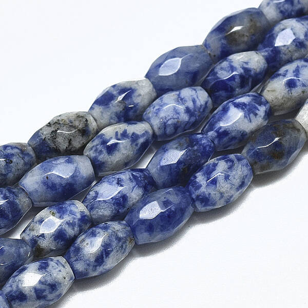 Natural Blue Spot Jasper Beads Strands