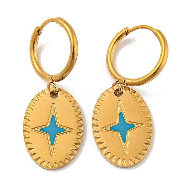 304 Stainless Steel Hoop Earrings