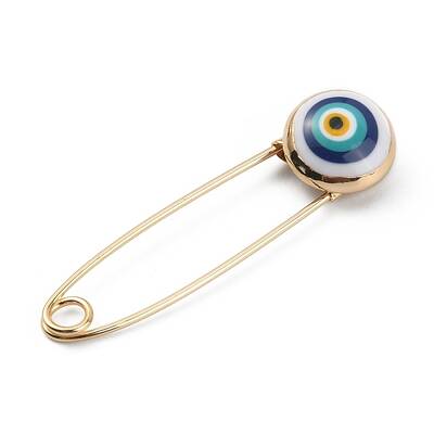Alloy & Glass Safety Pins