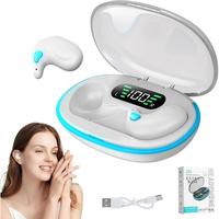 Bone Conduction Waterproof Sleep Wireless Earbuds, In-Ear 5.3 Wireless Noise Canceling Earbuds For Sleep Wireless Headphones ...