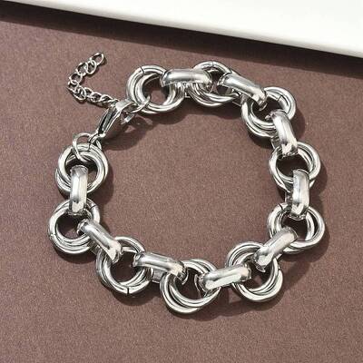 304 Stainless Steel Rolo Chain Bracelets for Women