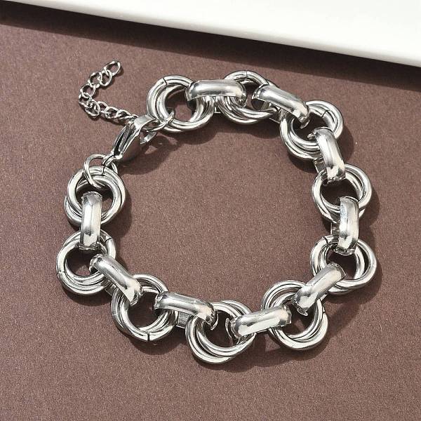 304 Stainless Steel Rolo Chain Bracelets for Women