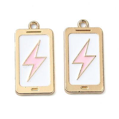Rack Plating Alloy Enamel Pendants