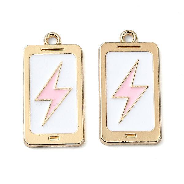 Rack Plating Alloy Enamel Pendants