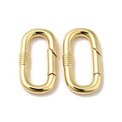 Brass Spring Gate Rings