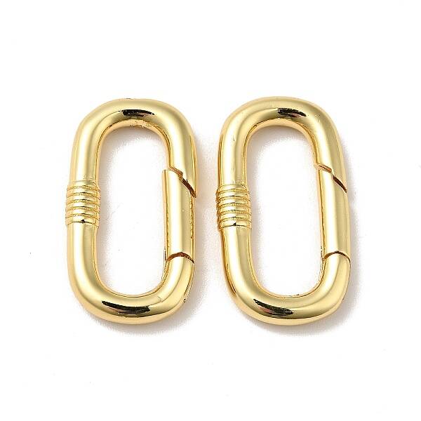 Brass Spring Gate Rings