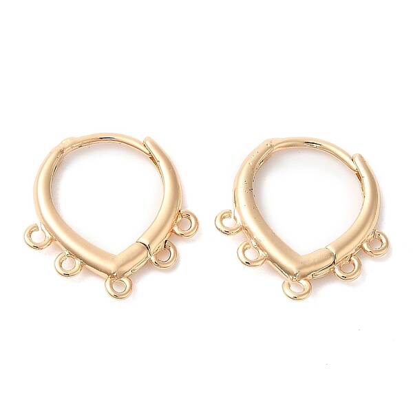 Brass Hoop Earring Findings