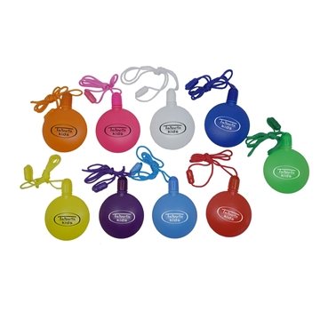 100 Customized Round Shaped Bubbles with Breakaway Neck Cord - ...