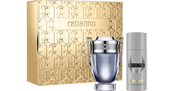 Paco rabanne invictus eau de toilette 100ml + deodorant spray 150ml