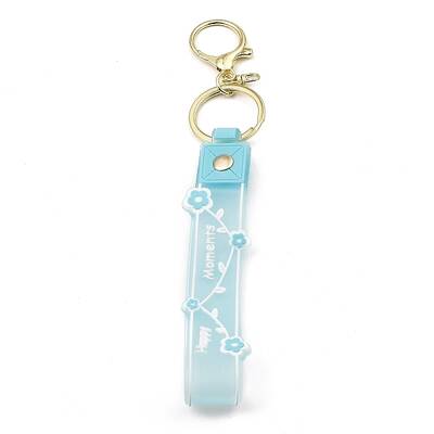 Flower PVC Rope Keychains