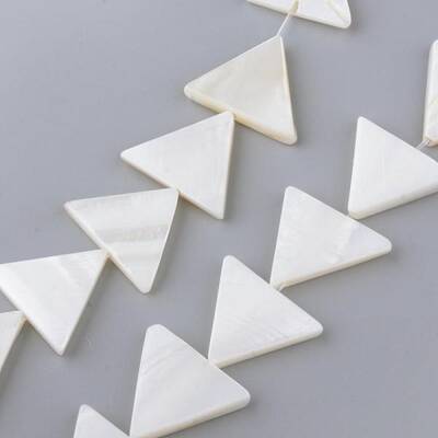 Natural Freshwater Shell Beads Strands