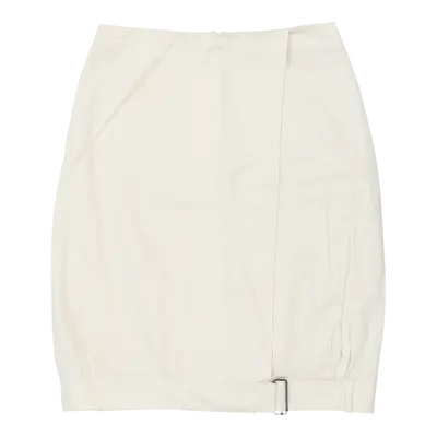 Dries Van Noten Pencil Skirt - 30W UK 10 White Cotton | Size: UK 10