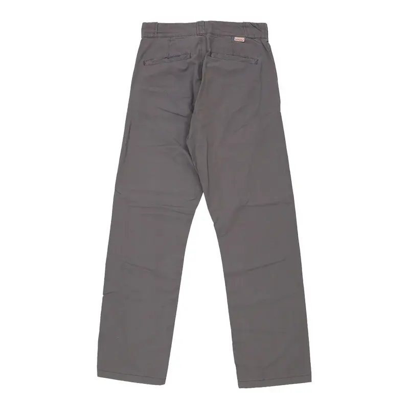 Leesures 706 Lee Trousers - 31W 32L Grey Cotton Blend