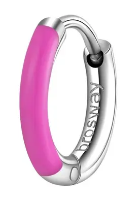 Brosway Single earring in pink steel Symphonie BYM117