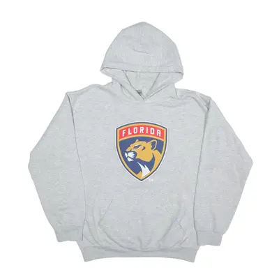 GILDAN Florida Panthers Hoodie Grey Pullover Mens M