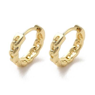 Rack Plating Brass Hoop Earrings