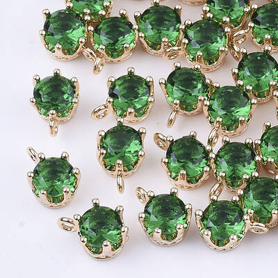Transparent Glass Charms