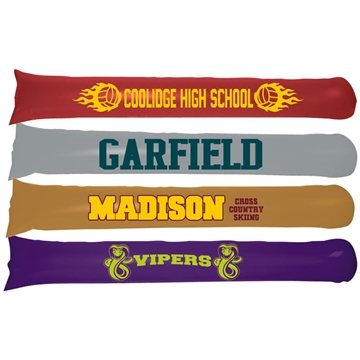 100 Promotional Fan-ta-Sticks Noisemakers (Pairs) - Reinflatable