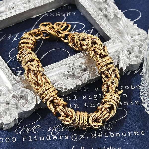304 Stainless Steel Mesh Chains Bracelets for Women