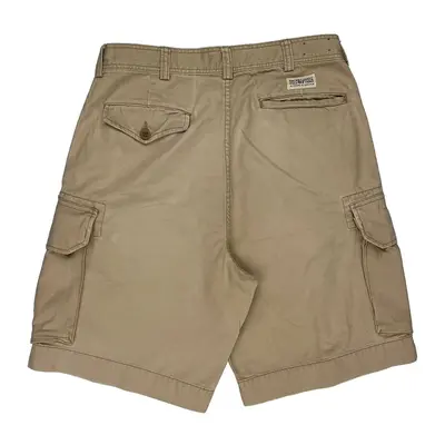 Polo By Ralph Lauren Cargo Shorts - 34W 10L Beige Cotton | Size: 34″ waist