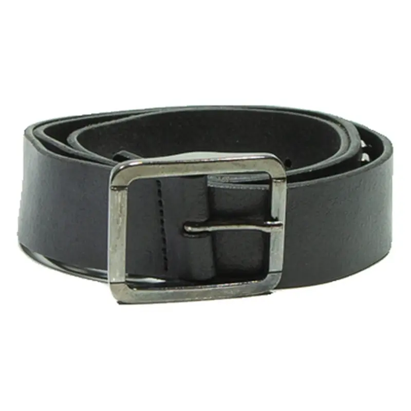 Womens Studded Belt Black Leather 41