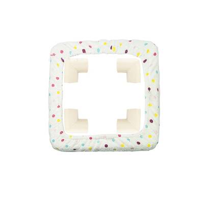 Square Cotton Gripper Strip Frame Cover for Rug Hooking Flannel Punch Needle Sewing Accessories