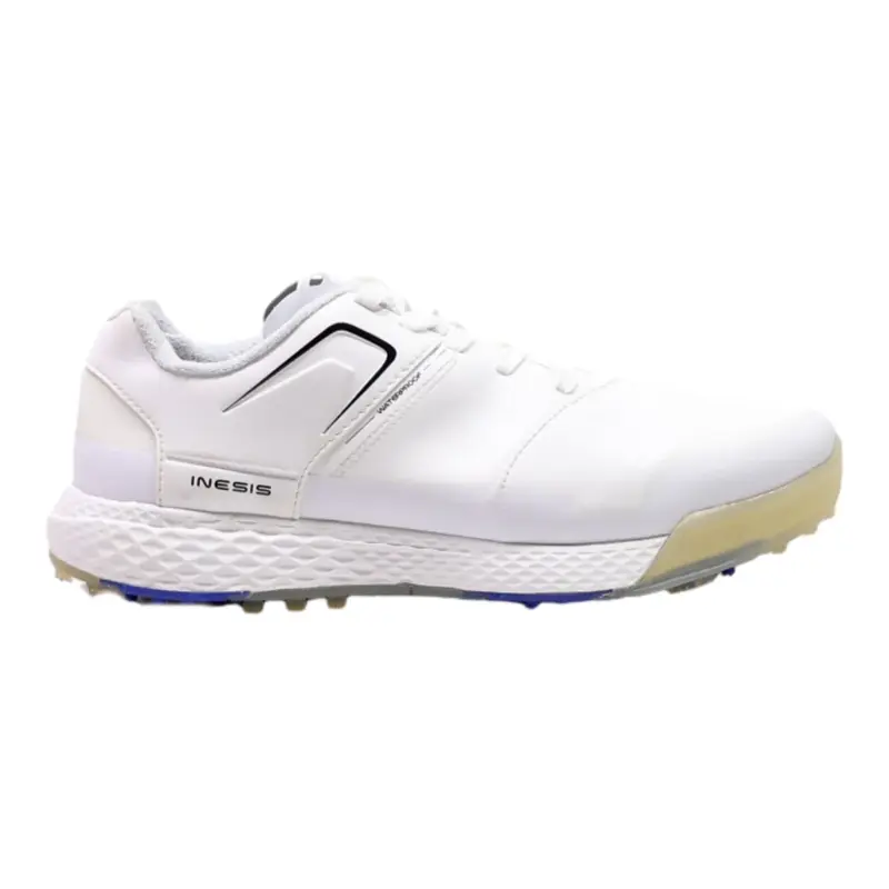 INESIS Sneaker Trainers White Leather Mens UK 9.5