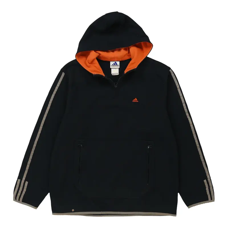 Adidas Hoodie - Medium Navy Polyester