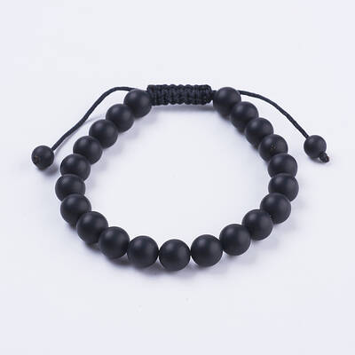 Adjustable Nylon Cord Braided Bead Bracelets