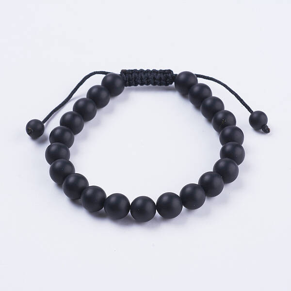Adjustable Nylon Cord Braided Bead Bracelets