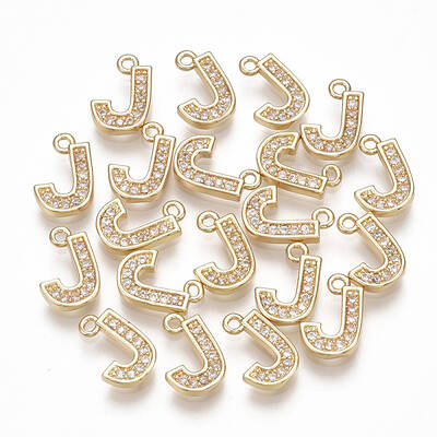 Brass Cubic Zirconia Charms