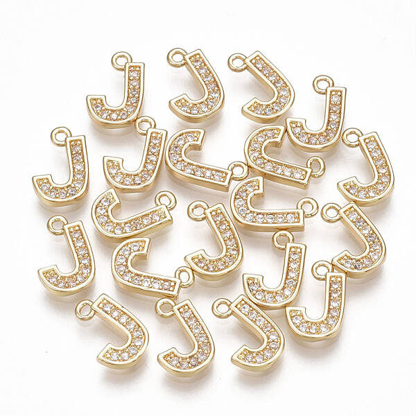 Brass Cubic Zirconia Charms