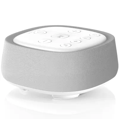 White Noise Machine, Portable Sound Machine for Baby kids Adult Sleeping, Features Rechargeable, 28 Smoothing Sounds, Auto-of...