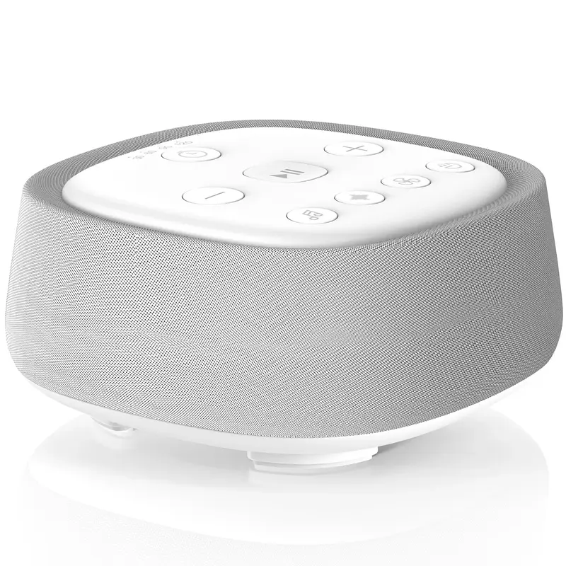 White Noise Machine, Portable Sound Machine for Baby kids Adult Sleeping, Features Rechargeable, 28 Smoothing Sounds, Auto-of...