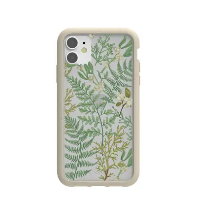 Clear Herbarium iPhone 11 Case With London Fog Ridge