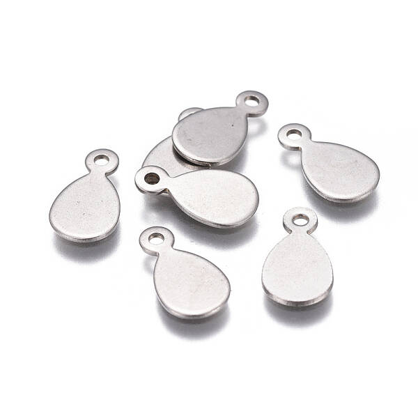 Tarnish Resistant 201 Stainless Steel Stamping Blank Tag Charms