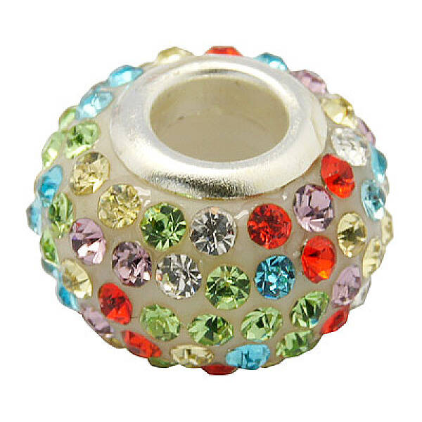 Resin Rhinestone Beads