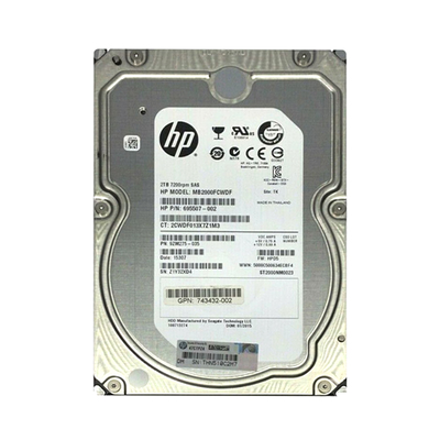 743432-002 HP 2TB 6Gb/s SATA 7200 3.5-Inch Hard Drive