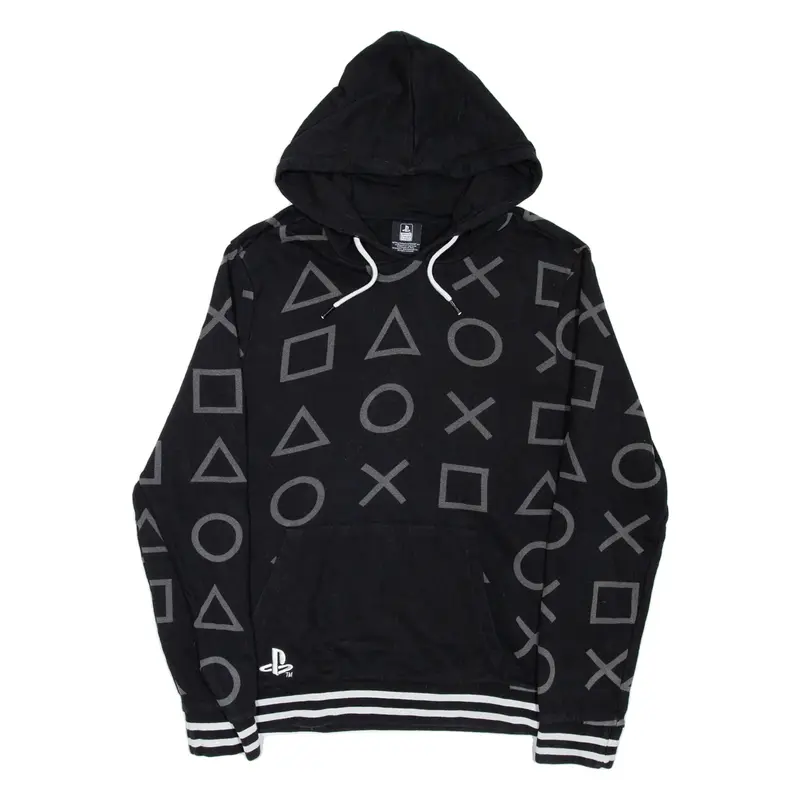 DIFUZED Playstation Boys Black Hoodie L
