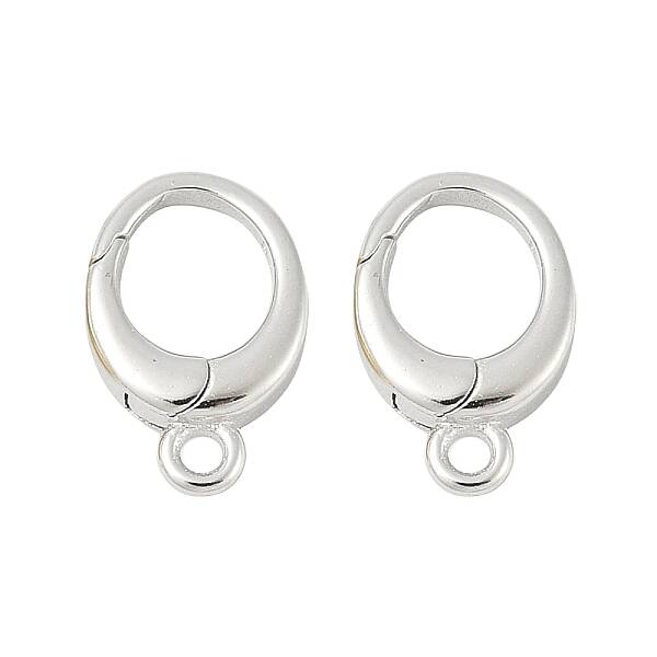 925 Sterling Silver Spring Gate Rings