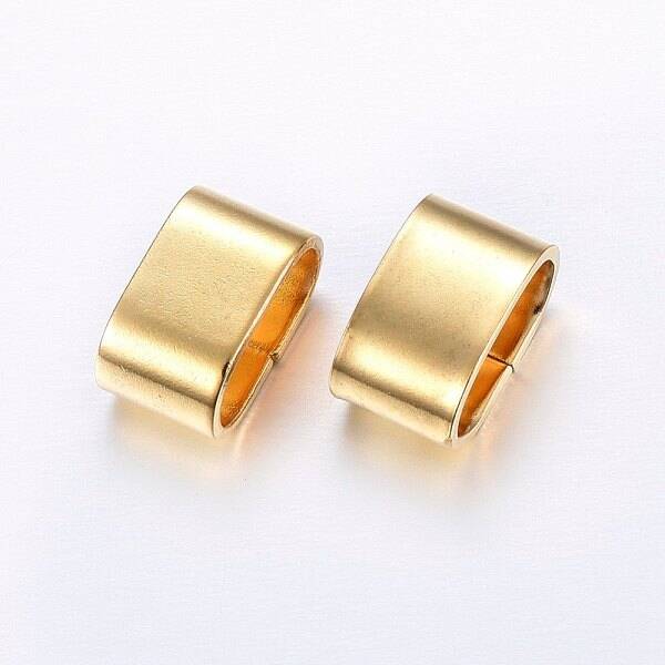 304 Stainless Steel Slide Charms/Slider Beads
