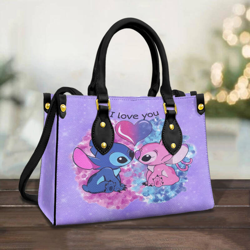 Stitch And Lilo Disney Leather Bag