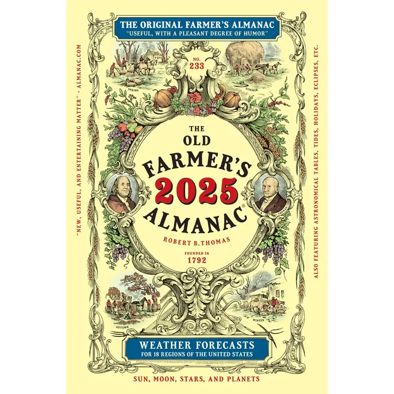 The 2025 Old Farmer's Almanac Trade Edition by Old Farmer's Almanac [Paperback Book]