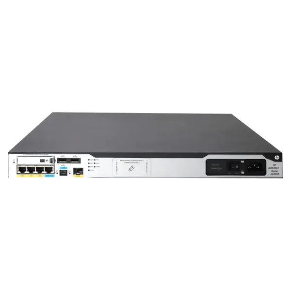 JG406A#0D1 HP FlexNetwork MSR3024 3x 1000Base-T RJ-45 1x SFP Slot 2x HMIM and 4 SIC (or 2 DSIC) module slots 1x voice process...