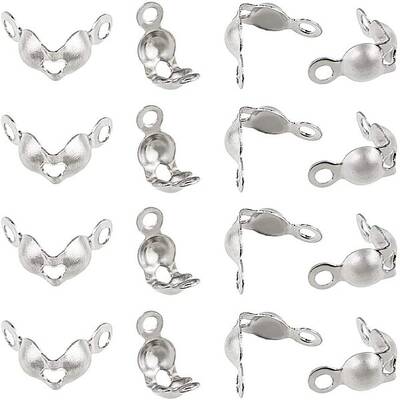 500 PCS Stainless Steel Bead Tips