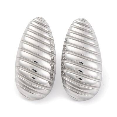 Non-Tarnish Teardrop 304 Stainless Steel Earring for Women