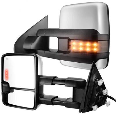 YITAMOTOR® Towing Mirrors Compatible with 2014-2018 Chevy Silverado GMC Sierra 1500, 2015-2018 Silverado/Sierra 2500HD 3500H...