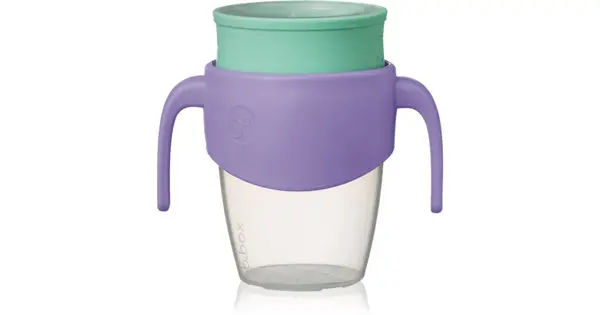 B.Box 360° Trainer Cup non-drip cup with handles Lilac Pop 6m+ 250 ml