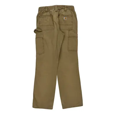 Carhartt Carpenter Trousers - 28? Waist Beige Cotton Blend